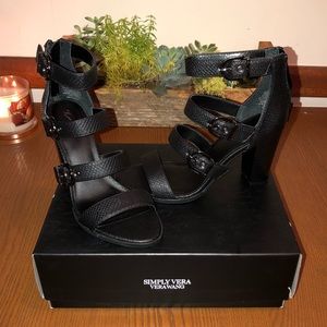 Black Heels - Strappy